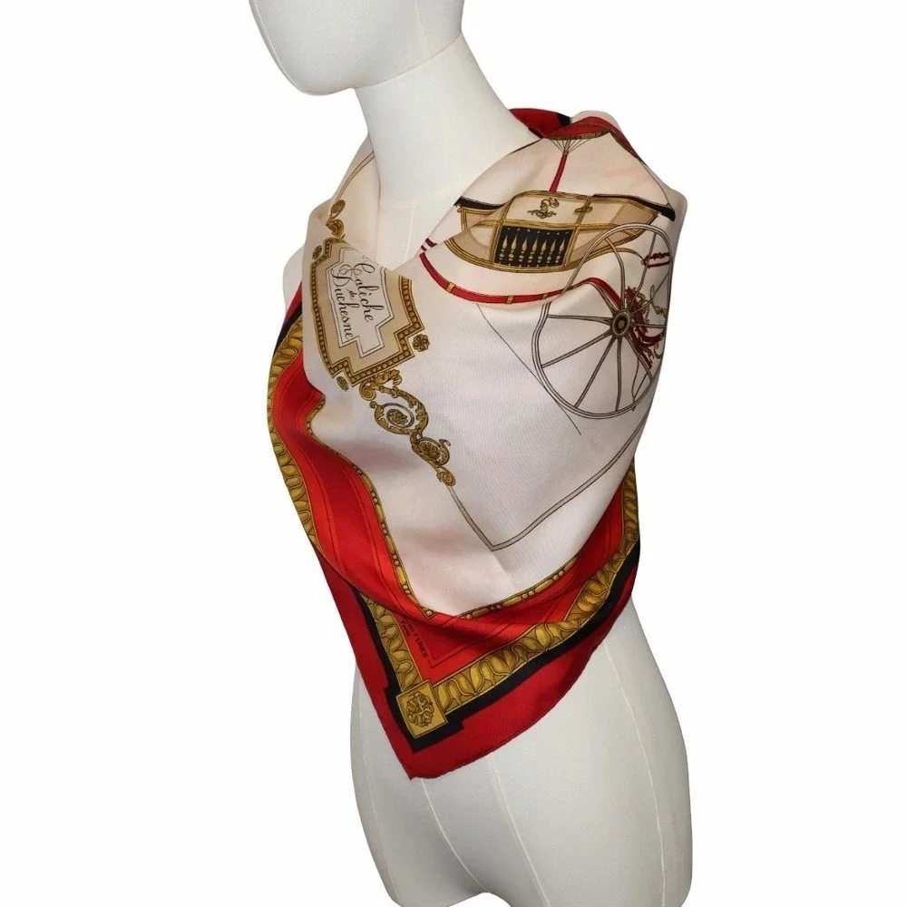 Vintage Bianchini Freire Paris Royal Square Scarf